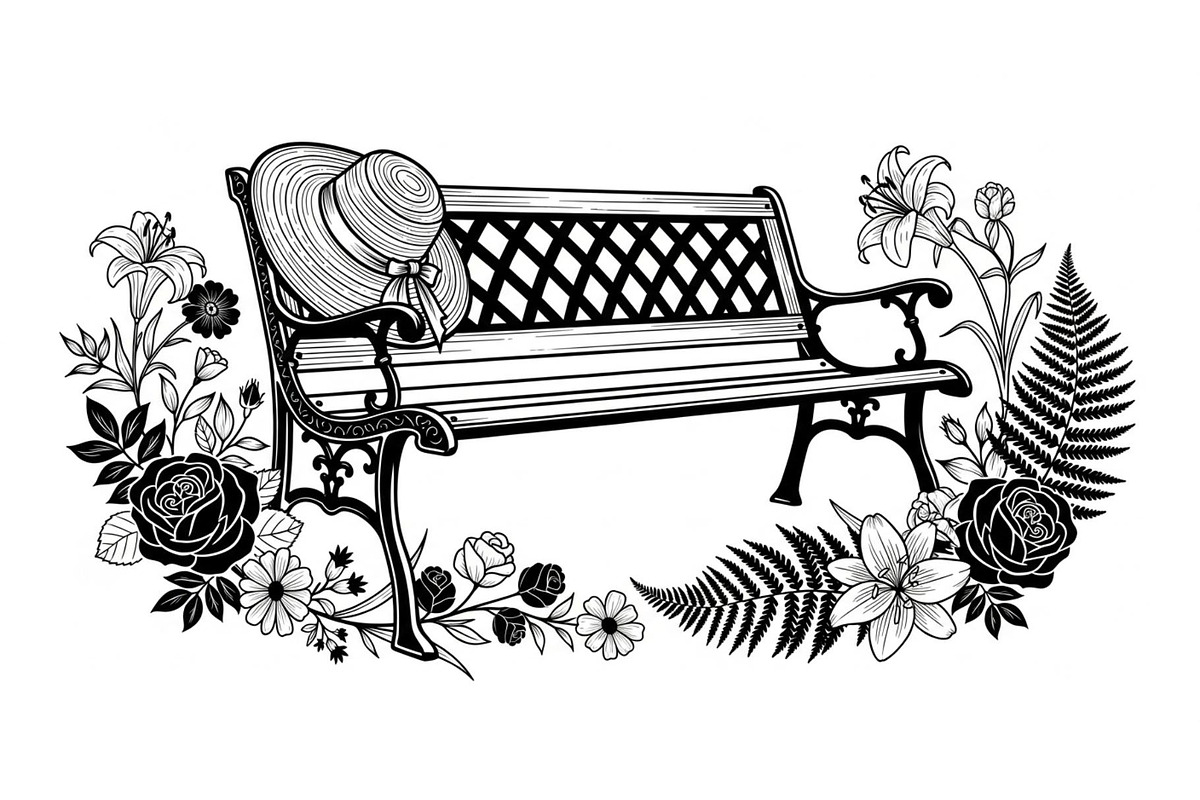 Vintage Park Bench Vector Bundle, an Illustration by jahid234 (Photo 17 of 49)