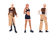 Sexy people in sassy fashion outfits, a Person Illustration by Good Studio (Thumbnail 3 of 5)