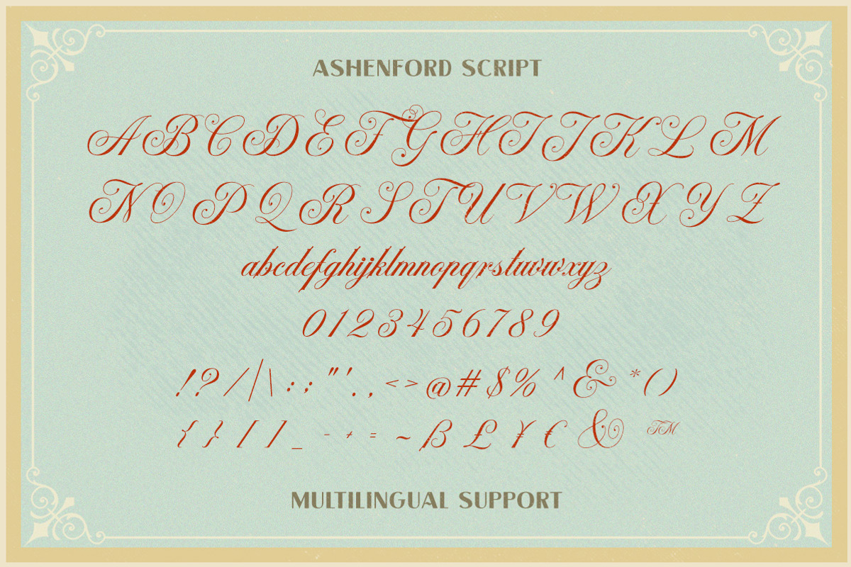 Ashenford – A Vintage Trio Font, a Script Font by Letterhend Studio (Photo 5 of 13)