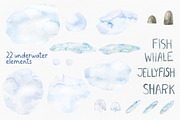 Under the sea. Watercolor Collection, an Animal Illustration by the_myro (Thumbnail 4 of 7)