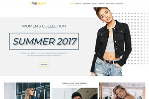 WS Jeans - Fashion Shop Theme