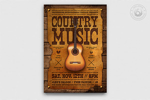 Country Music Flyer Template V1