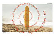 Breezy Lines Handwritten Summer Font, a Handwritten Font by AnMark (Thumbnail 4 of 9)