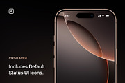 iPhone 16 Pro - 24 Mockups Scenes, an iPhone Mockup by Asylab (Thumbnail 7 of 58)