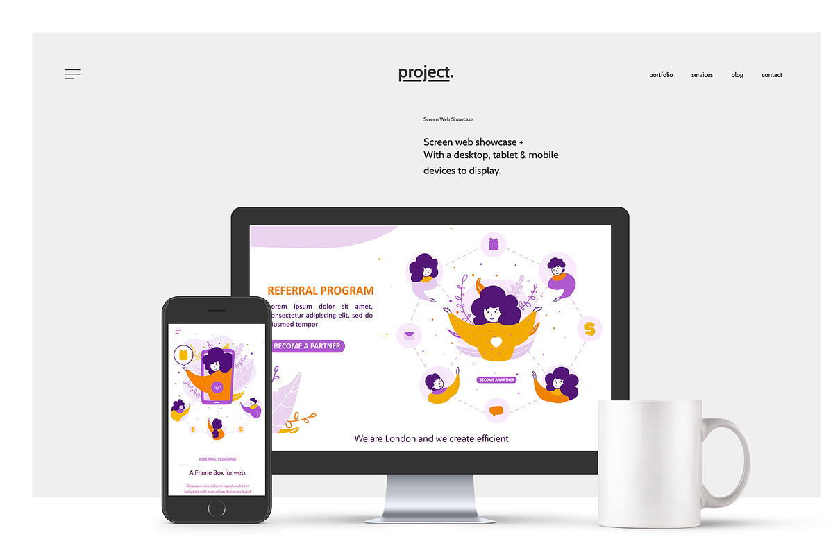 Referral program - Cartoon Illustra, a Person Illustration by LaVika (Photo 4 of 6)