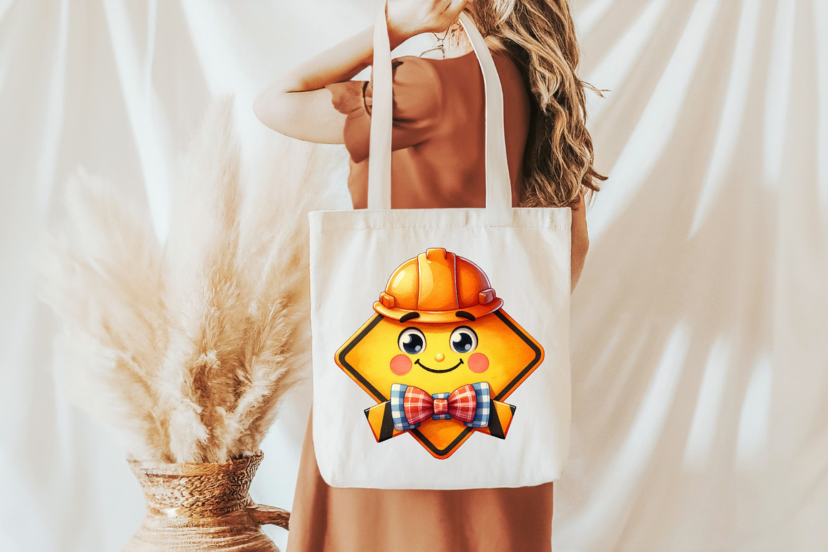 Cute KawaiI Construction Watercolor, an Illustration by Pixels.Craft (Photo 7 of 7)