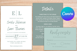 Minimalist Wedding Invitation