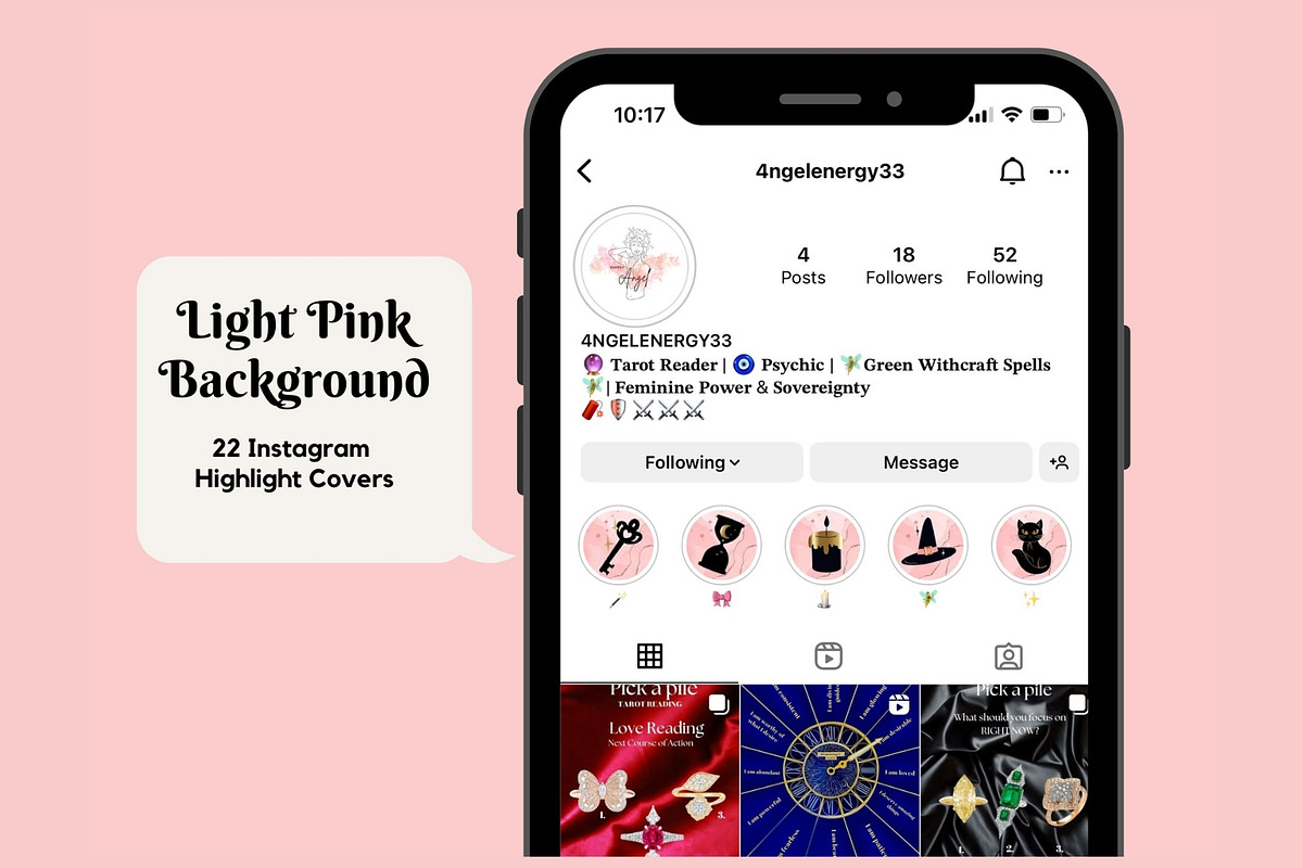 Witchy Instagram Highlight Covers, a Marketing Template by CopertiniStudio (Photo 2 of 3)