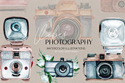 Photography Vibes / vintage cameras, an Illustration by CrystalinaShop (Thumbnail 1 of 4)