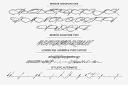 Bendor Signature, a Script Font by Lemonthe (Thumbnail 10 of 11)