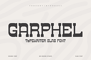 Garphel - Typewriter Slab Font, a Slab Serif Font by QR Design Studio (Thumbnail 1 of 9)