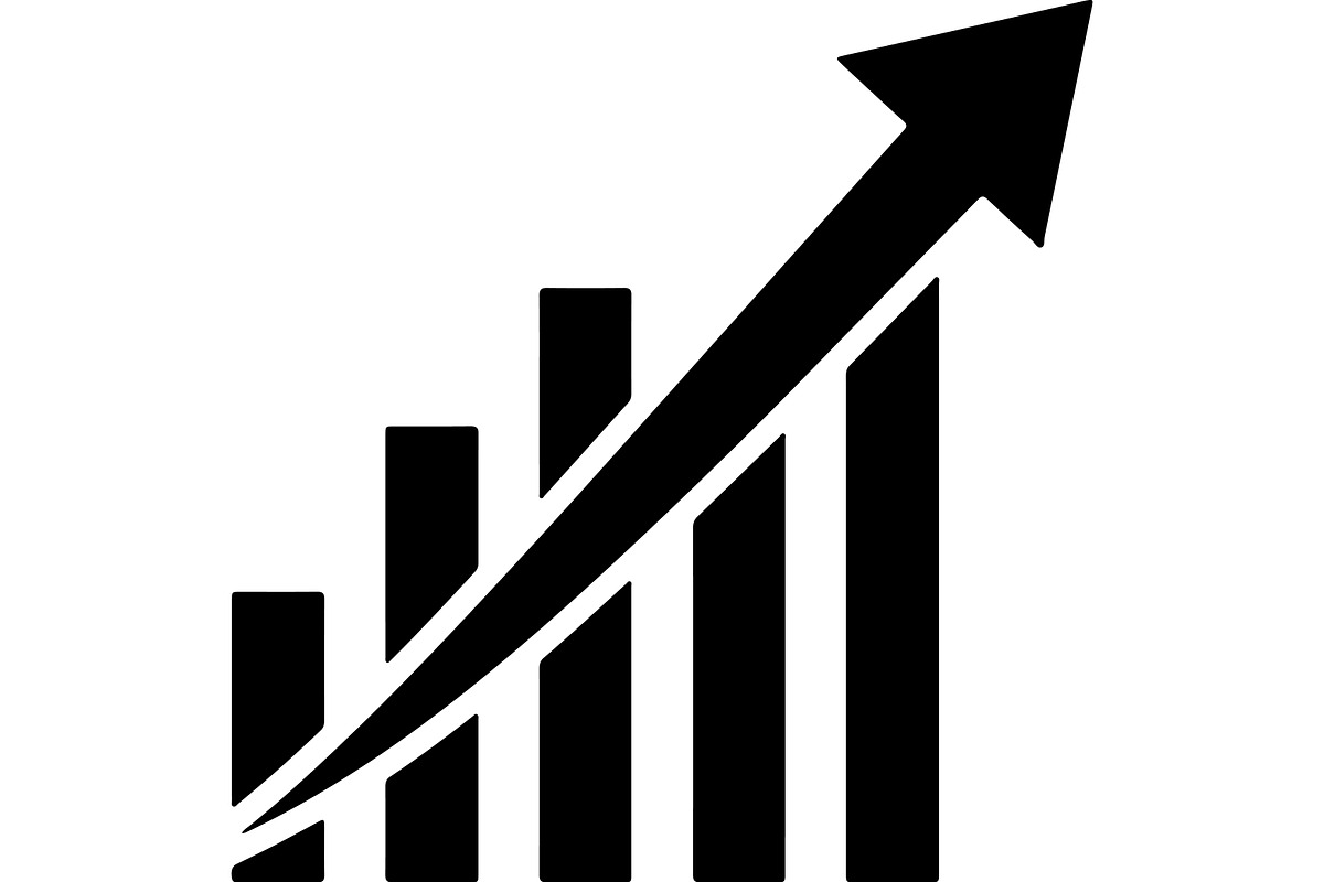 Business growth and upward arrow, a Finance Illustration by balal (Photo 4 of 13)