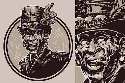 Baron Samedi, a Person Illustration by daver2002ua