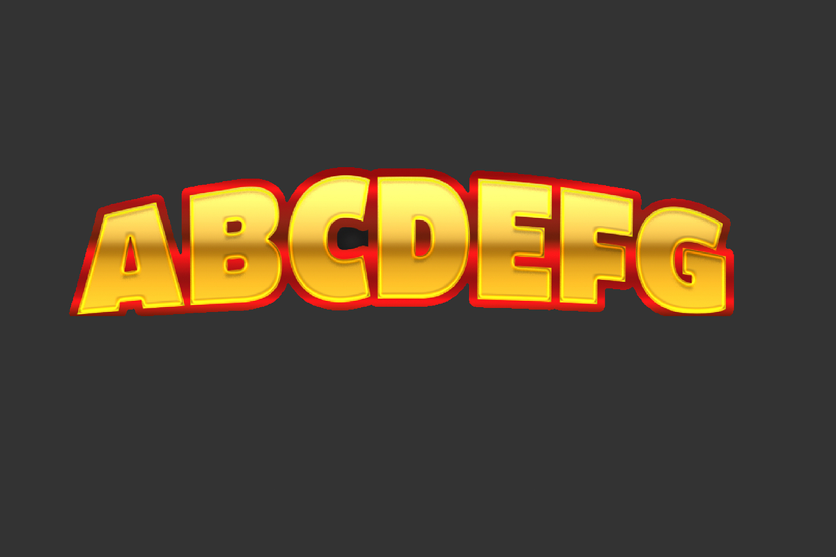 Golden Shiny Bold Text Effect preview 2