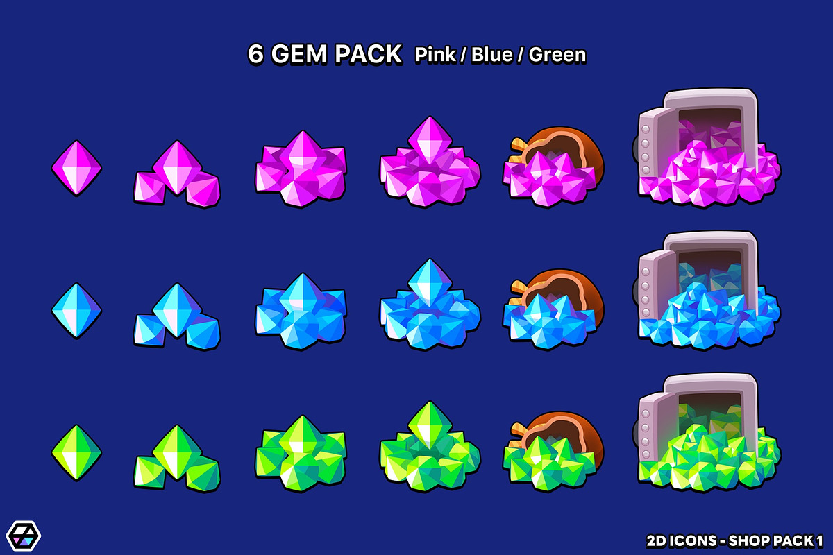 2D Icons - Shop Pack 1, an Object Graphic by LAYERLAB (Photo 2 of 7)