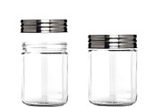 Clear Glass Jar with Metal Lid, a Packaging Mockup by Professional Assets (Thumbnail 1 of 4)