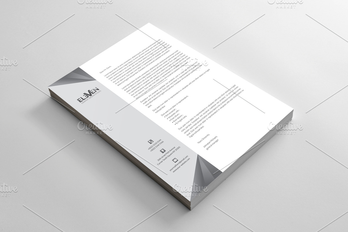 Corporate Letterhead, a Stationery Template by BettyDesign (Photo 6 of 7)
