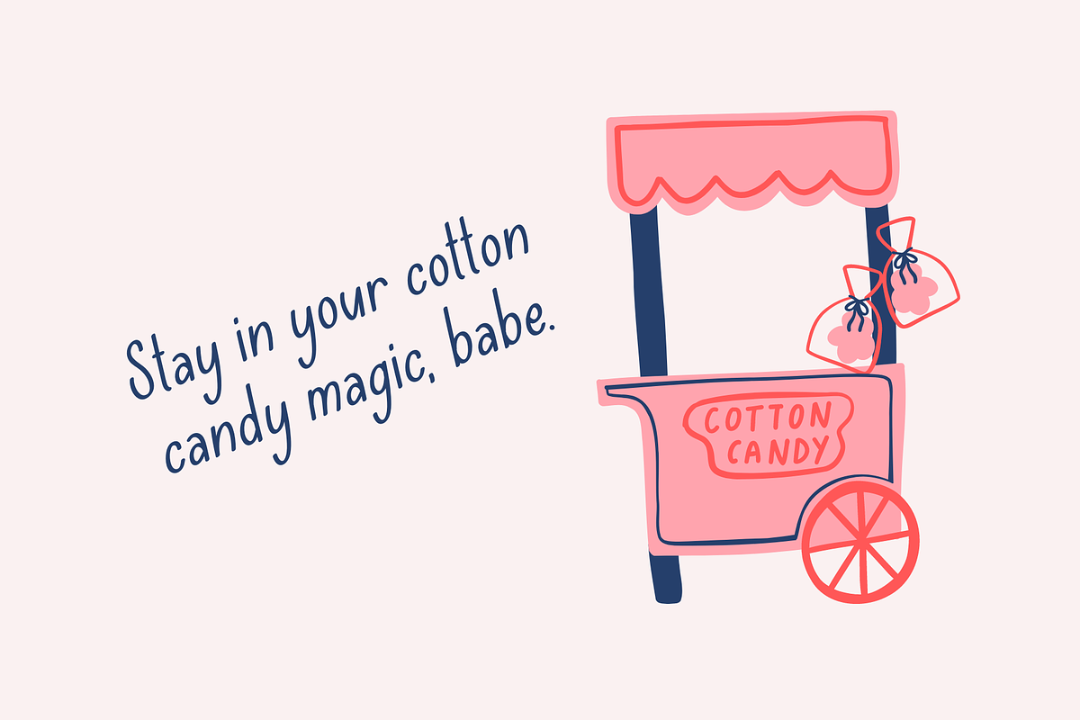 Cotton Candy, a Handwritten Font by Sofia Skoog (Photo 6 of 10)