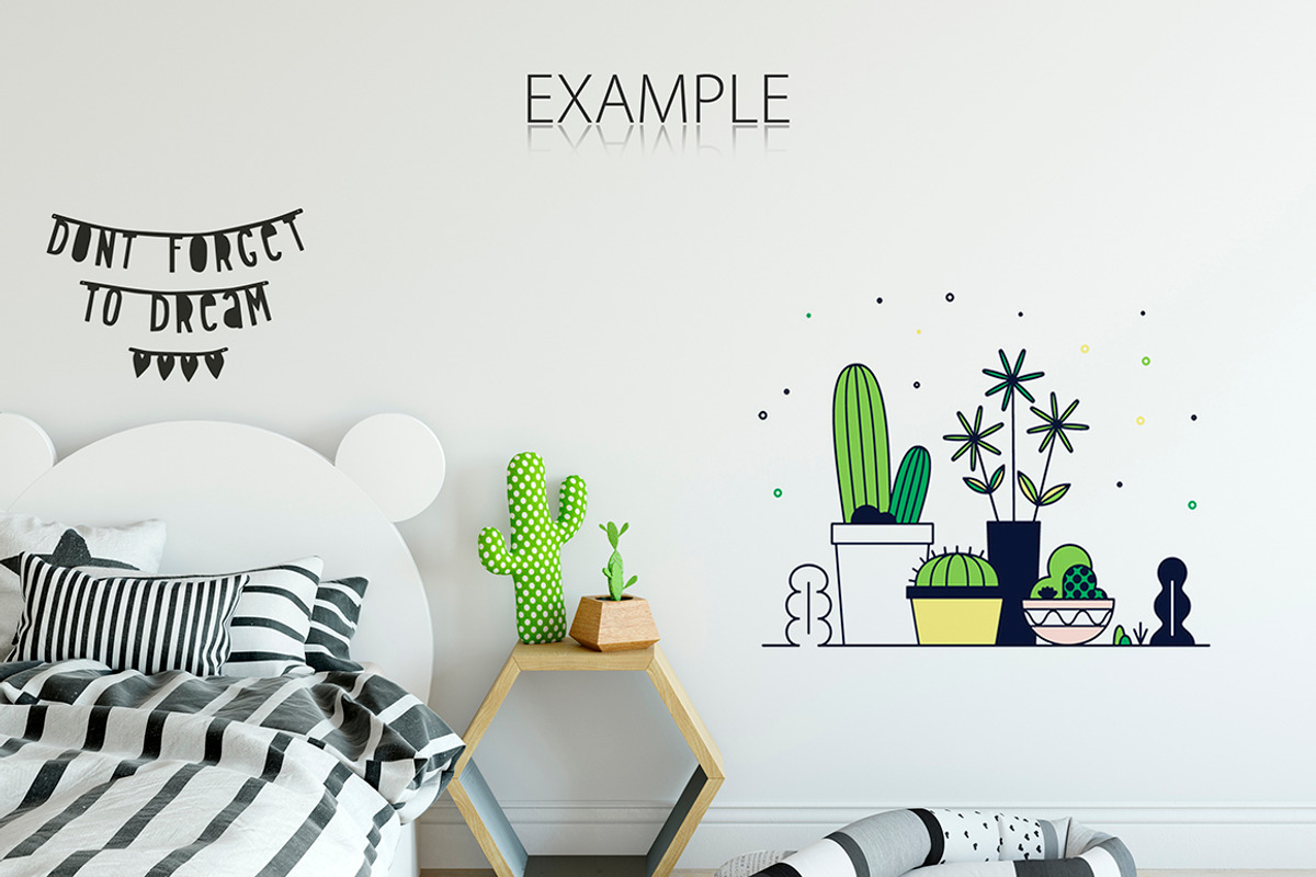 KIDS WALL & FRAMES Mockup Bundle - 3, a Print Template by Yuri-U (Photo 15 of 33)