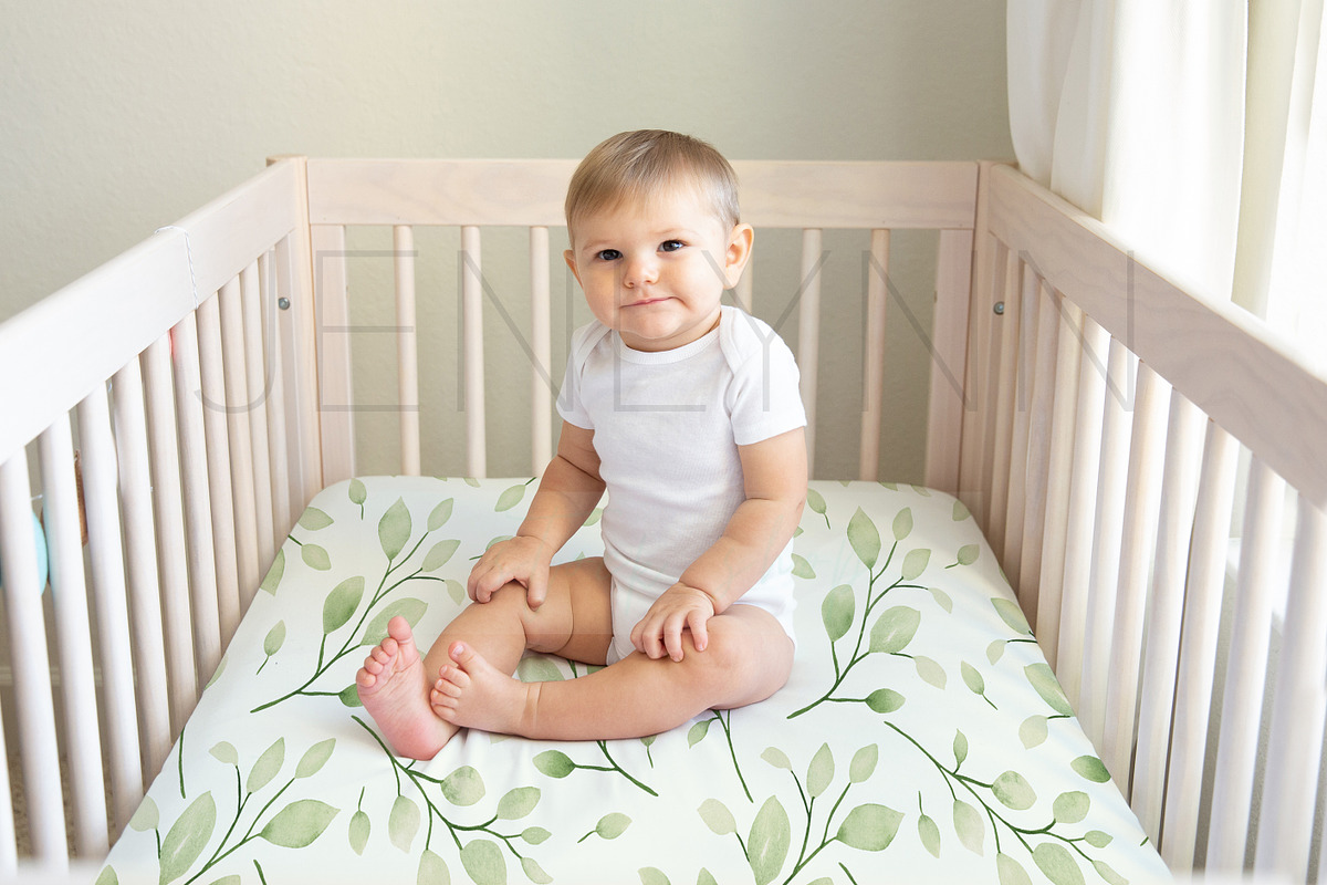 Crib Sheet with Baby Boy Mockup BD04, a Product Mockup by JENLYNN Stock Shop (Photo 6 of 9)