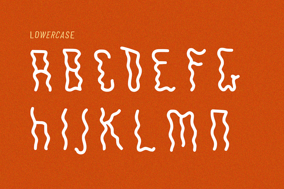 Nerves halloween horror font preview 6