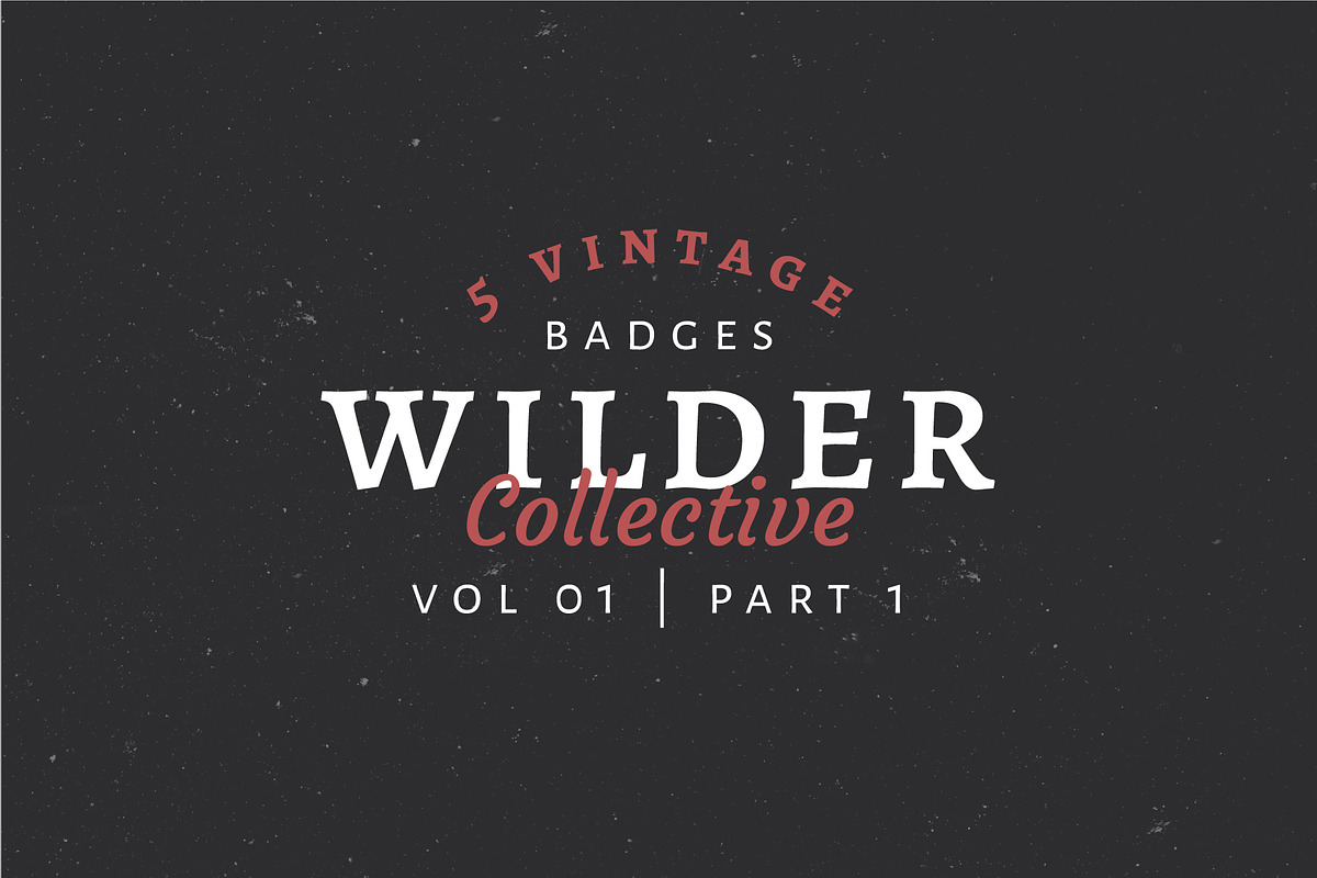 5 Vintage Badge Logos Vol 01 Part 1, a Branding & Logo Template by Wortfice (Photo 2 of 8)