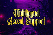 Blackslayer Modern Blackletter, a Blackletter Font by Vampstudio (Thumbnail 13 of 13)