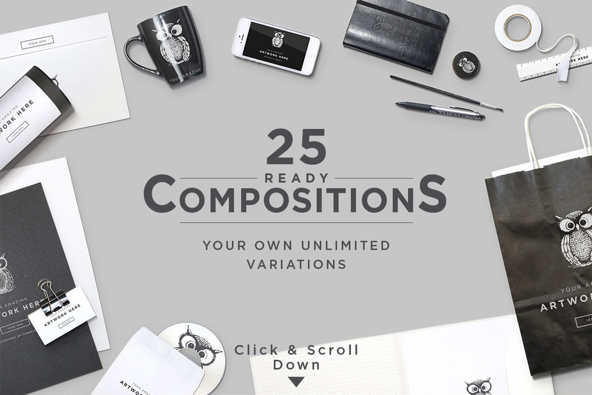 Header Stationery Scene Generator, a Books & Magazine Mockup by ItemBridge (Photo 4 of 4)