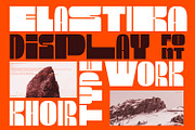 Elastika - Display Font, a Sans Serif Font by Khoir (Thumbnail 1 of 9)