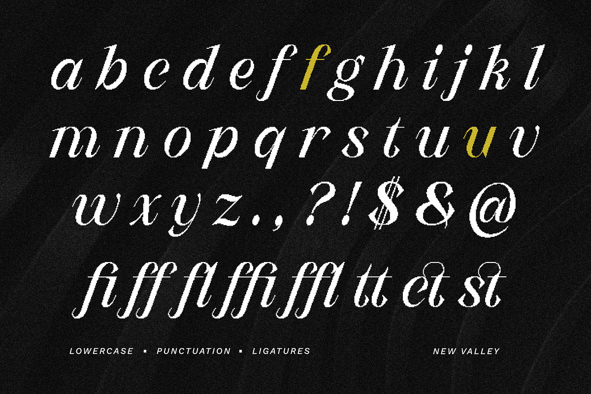 New Valley - Pixelate Italic Serif, a Serif Font by Typia Nesia (Photo 3 of 15)