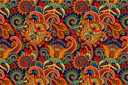 SET of Floral Patterns, a Pattern Graphic by Sunny_Lion (Thumbnail 2 of 7)