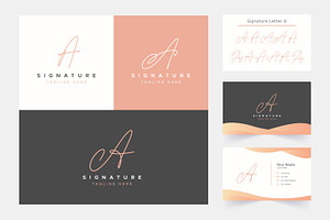 Letter A Signature Handwritten Logo, a Branding & Logo Template by Signatoro