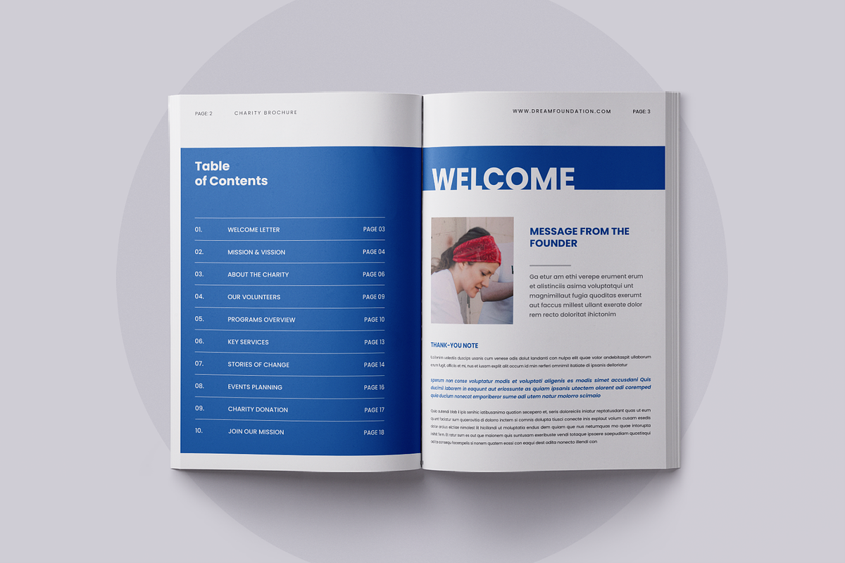Charity Brochure | Canva, a Brochure Template by ArtisticLand (Photo 4 of 8)