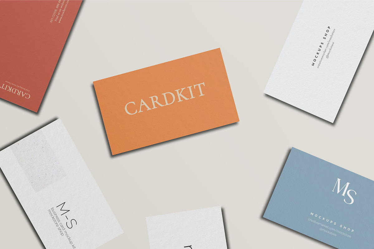 Business Card Mockup - Scene Creator, a Print Template by Mockstore
