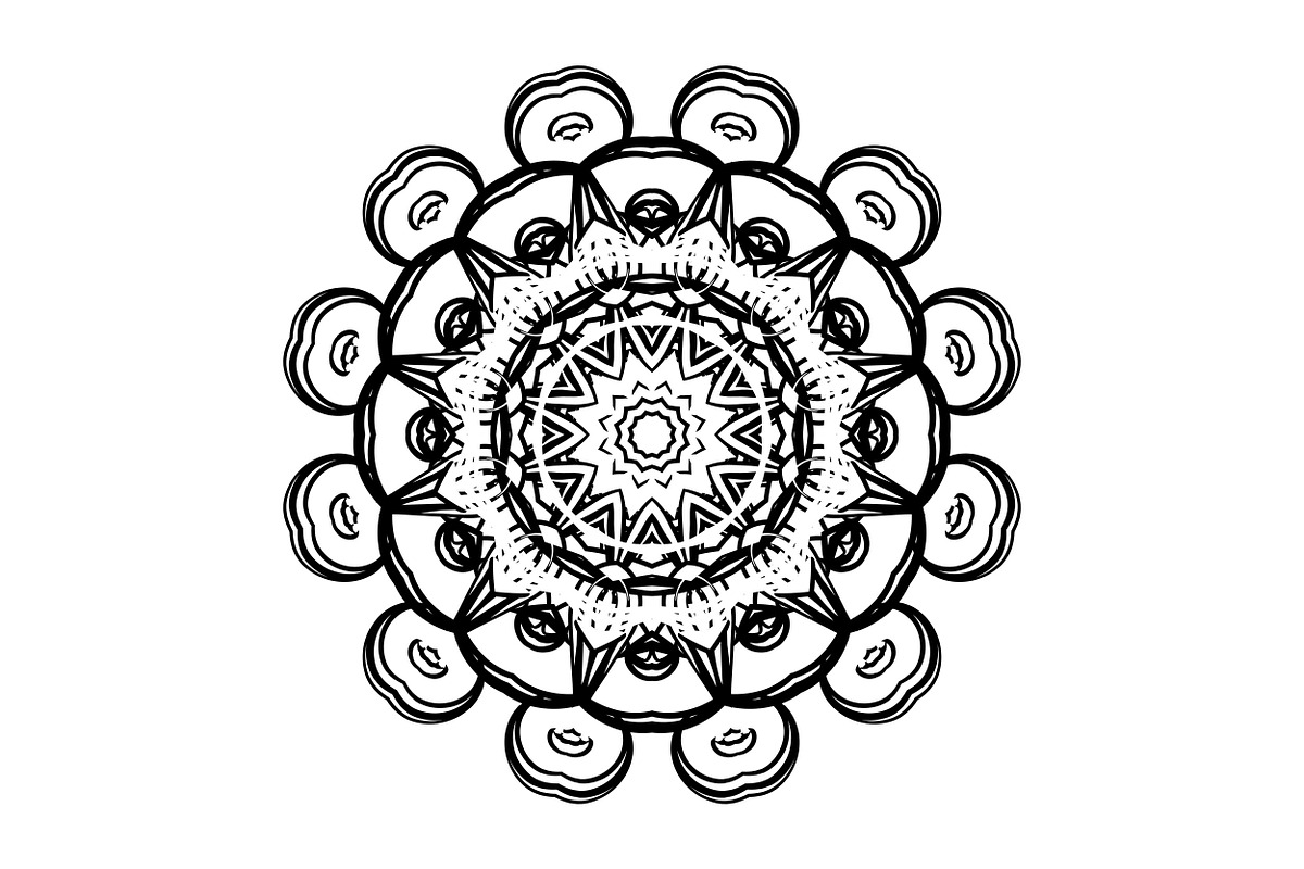 High Quality Mandala Clipart Bundle, a Decorative Illustration by NJ Himel (Photo 40 of 103)