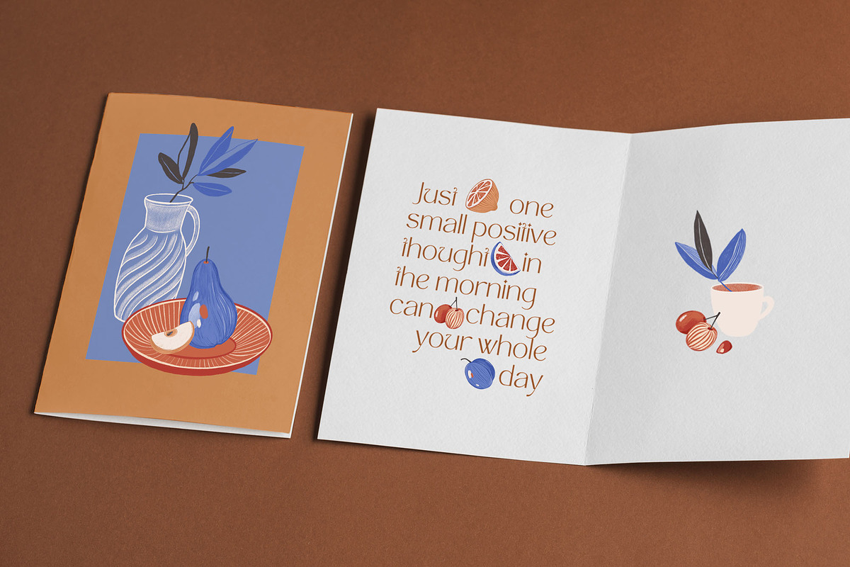 Cats & Fruits | Posters Collection, a Food Illustration by Anastezia Luneva (Photo 3 of 10)