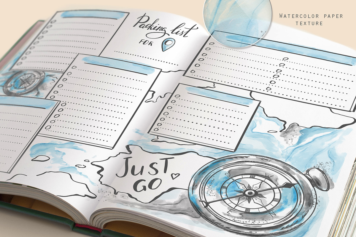 Packing list template, an Illustration by Kate Snitser (Photo 3 of 4)