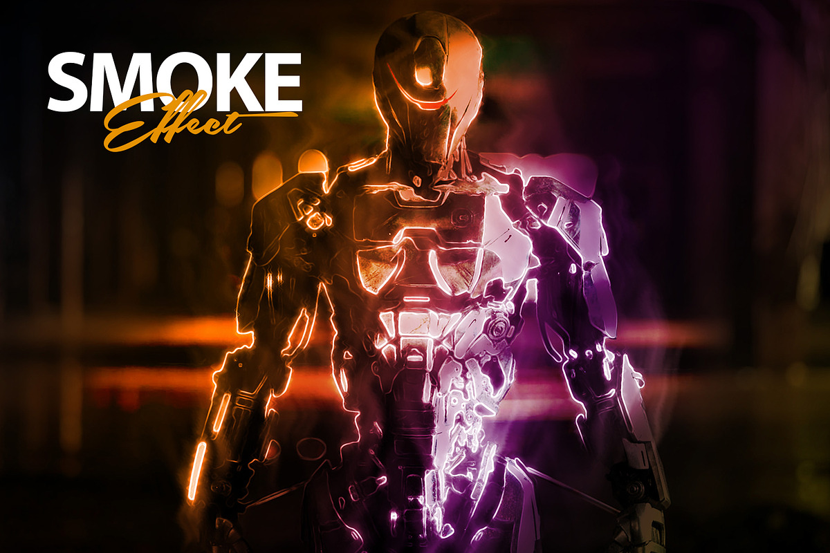 Smoke Effect Photoshop Action, an Action Add-On by yantodesign (Photo 10 of 11)
