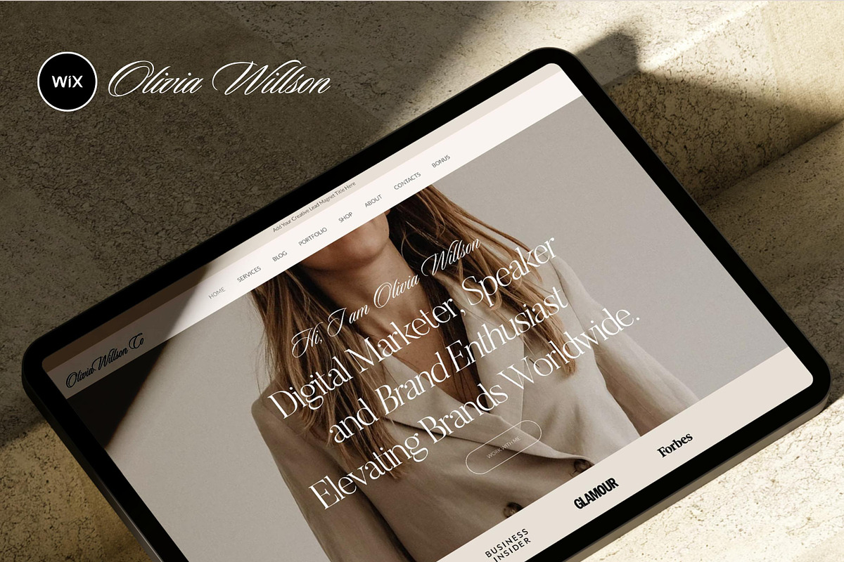 Wix Website Template for Coaches, a Wix Template by Presentibox (Photo 5 of 11)