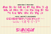 Snaggly, a Sans Serif Font by shineink.designlab (Thumbnail 9 of 10)