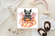 Cute Halloween Bat Crochet Patterns, an Illustration by CraftArtStudio (Thumbnail 6 of 6)