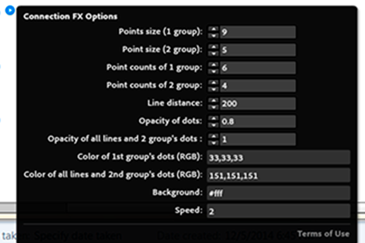 Connection Widget for Adobe Muse, a Plug-in Add-On by Amandea (Photo 3 of 5)