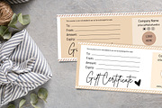 Editable Gift Card Canva Certificate, a Design Template by Snapybiz (Thumbnail 7 of 10)