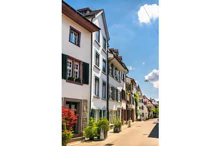 Traditional architecture of Basel in, an Architecture Photo by Leonid Andronov