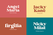 Bright Almond, a Serif Font by zeenesia (Thumbnail 6 of 17)