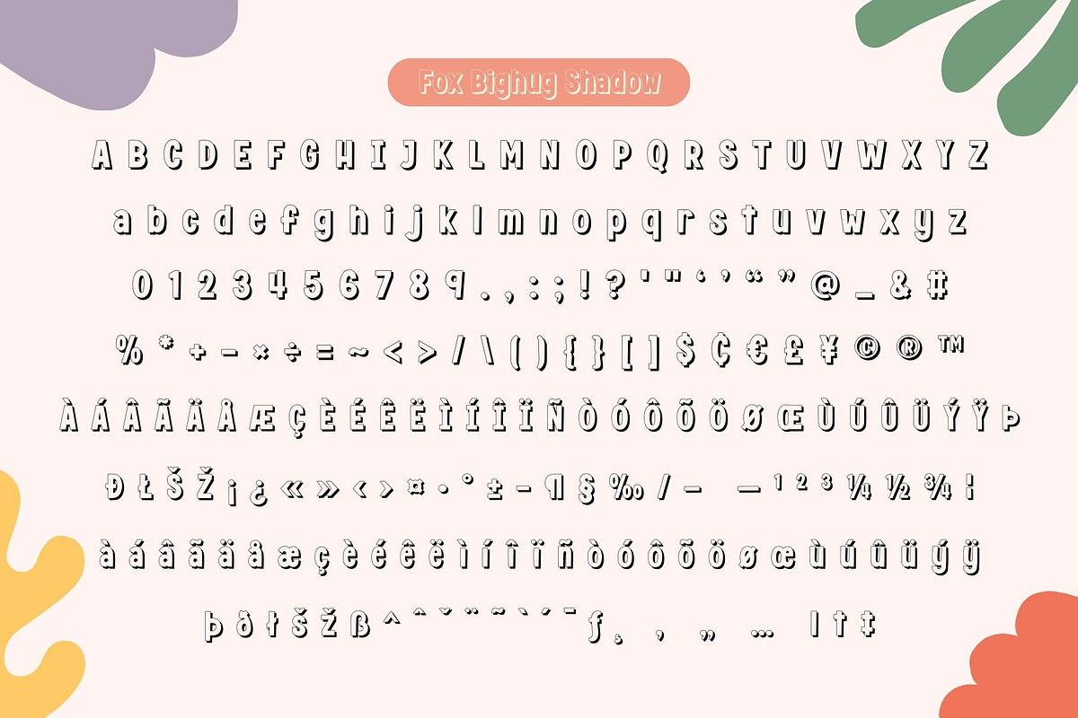 Fox Bighug : 4 Font Style, a Handwritten Font by Fox7 By Rattana (Photo 11 of 13)