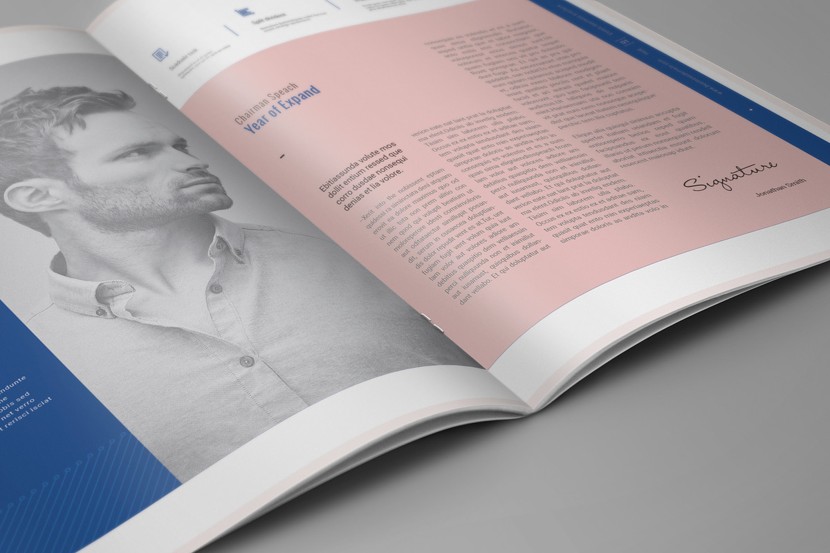 Annual Report Template, a Brochure Template by Elite_Standard (Photo 12 of 13)
