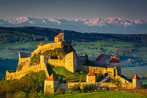 Rupea fortress on the hill, an Architecture Photo by Alpine Dreams