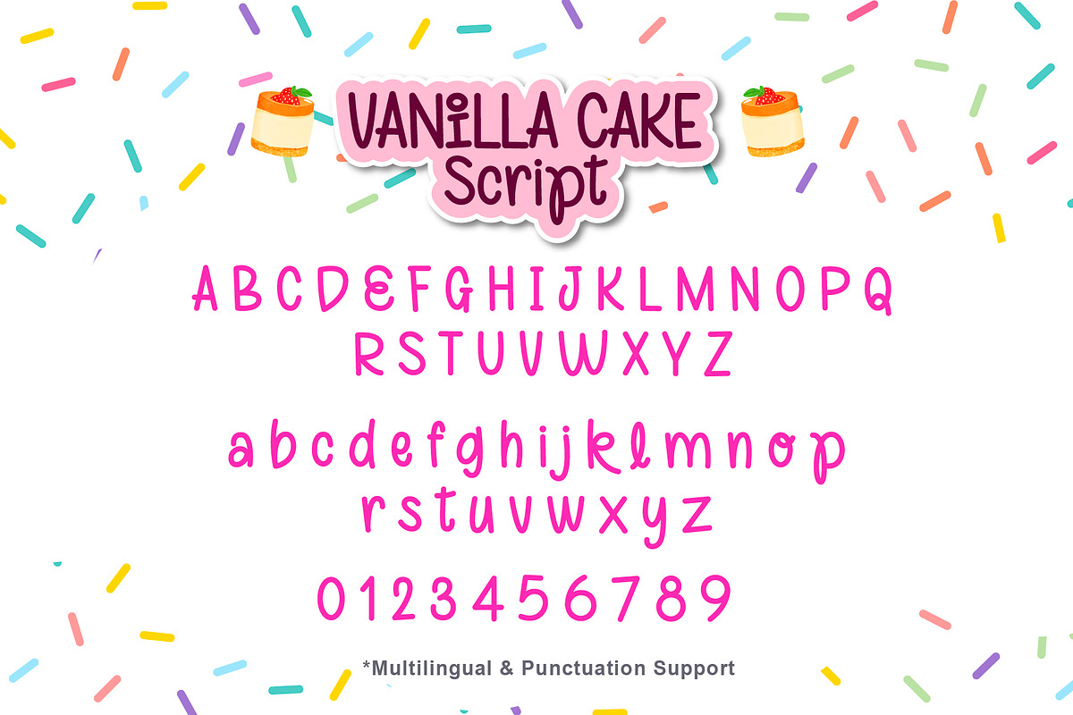 Vanilla Cake, a Font by BBtypeStudios (Photo 6 of 9)