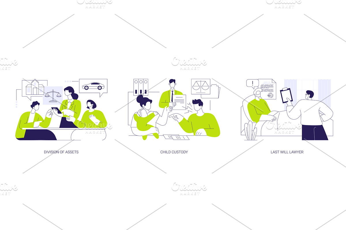 Legal services isolated cartoon, a Finance Illustration by Visual Generation